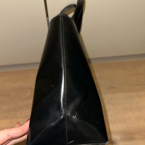 Anya Hindmarch Vintage Structured Black Top Handle bag Y2K - Picture 9 of 12